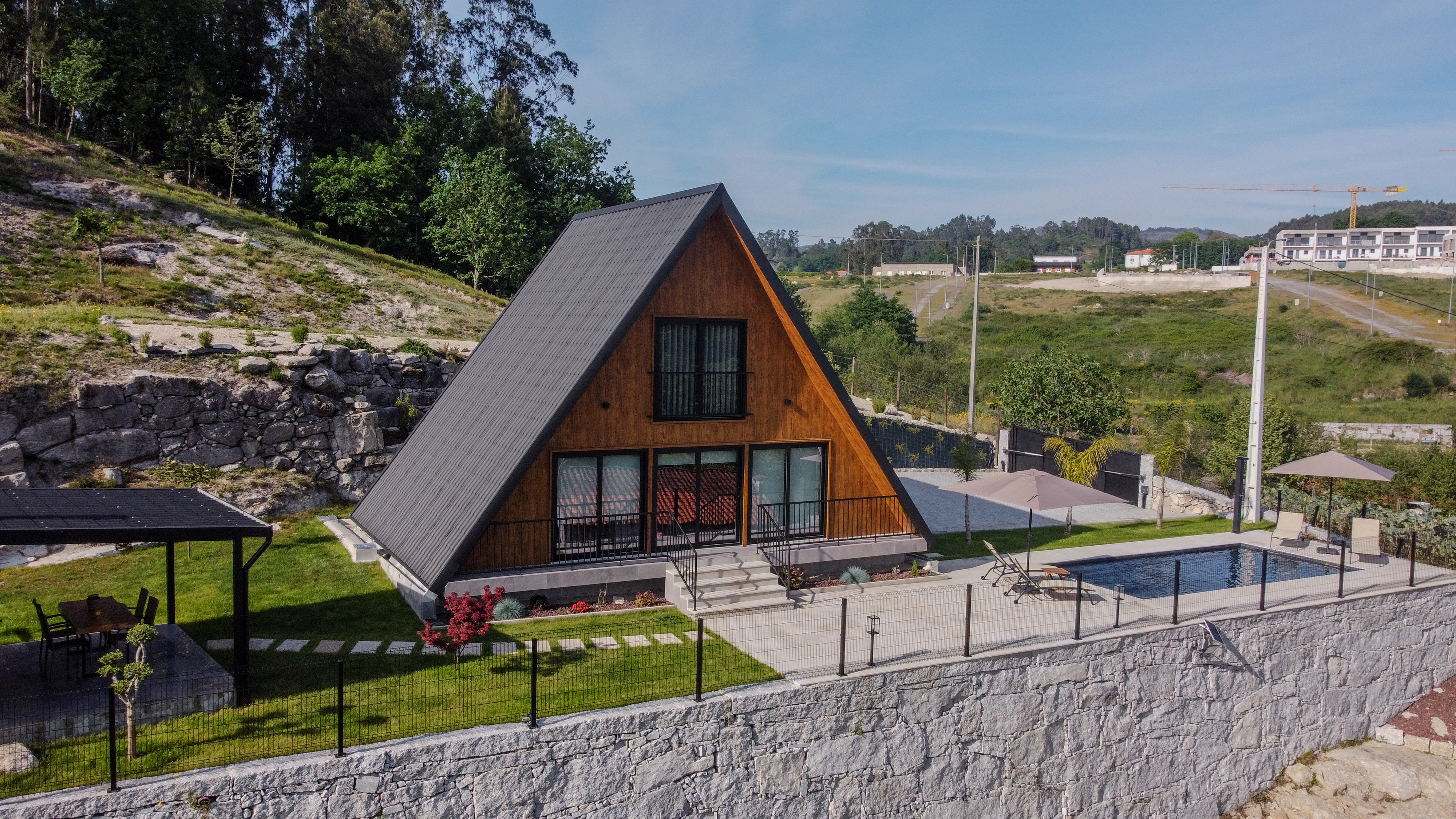 Piscina topo — drone